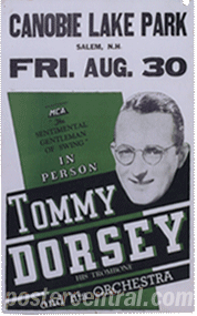 Tommy Dorsey poster green